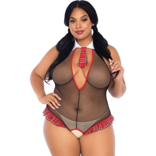 Iskolás lány bodysuit Leg Avenue - Crotchless