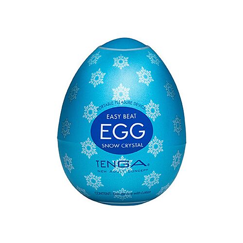 Masturbátor Tenga EGG SNOW CRYSTAL egyedi textúrával