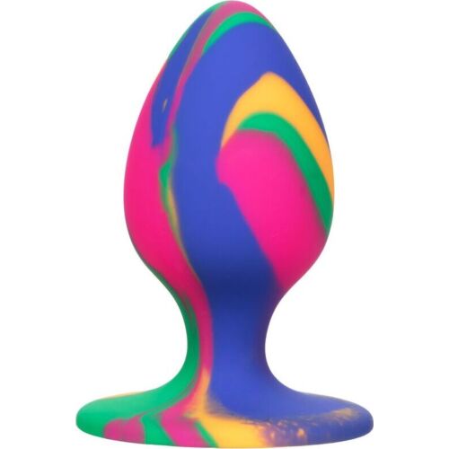 BDSM Anális Plug CALEXOTICS Cheeky Medium Tie Dye