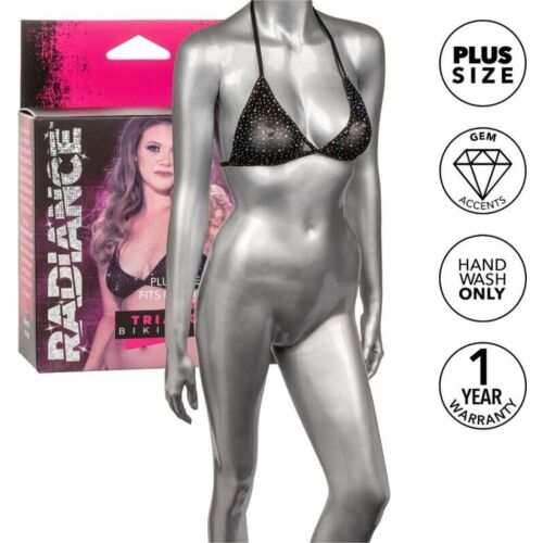 Bikini felső CALEXOTICS Radiance Triangle Plus Size