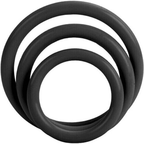 Péniszgyűrűk CALEXOTICS TRI-RINGS három különböző méretben