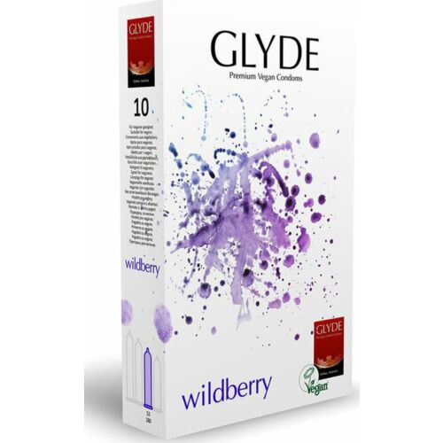 Óvszer Glyde Ultra Wildberry 10 db