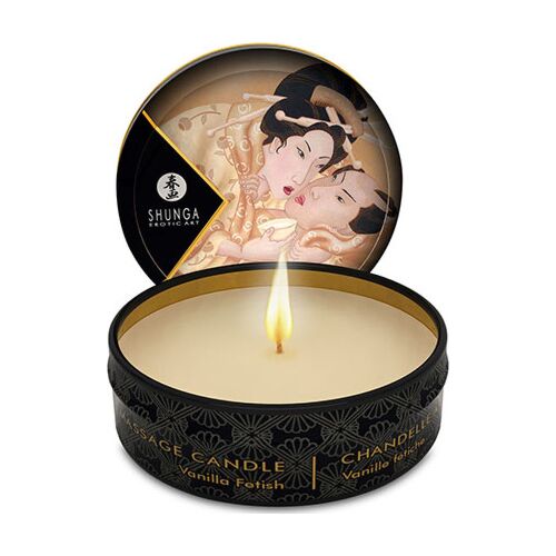 Masszázsgyertya SHUNGA MINI CARESS VANÍLIA 30 ML