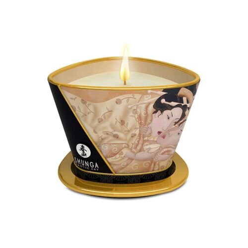 Masszázsgyertya SHUNGA MINI CARESS VANILLA 170 ML