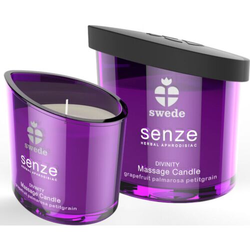 Masszázsgyertya SWEDE SENZE DIVINITY Grapefruit és Palmarosa
