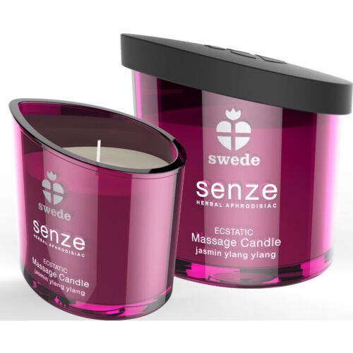 Masszázsgyertya SWEDE SENZE ECSTATIC Jázmin és Ylang-Ylang