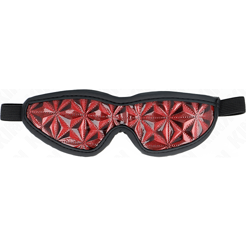 Maszk KINK MASKED ALLURE RED DIAMOND PATTERN