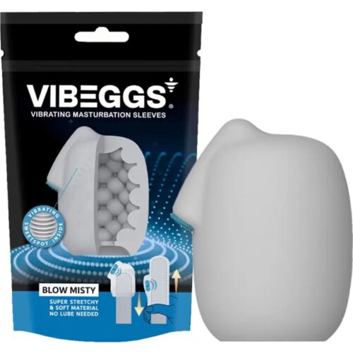 Masturbátor Vibeggs Blow Misty vibrációval