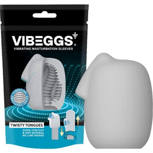 Vibrátor VIBEGGS TWISTY TONGUES, 15 vibrációs móddal