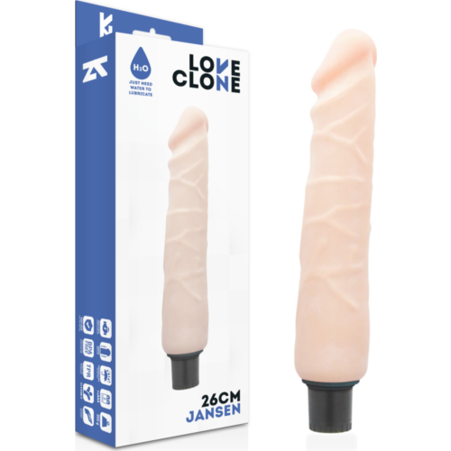 Realista Vibrátor LOVECLONE JANSEN 26 cm