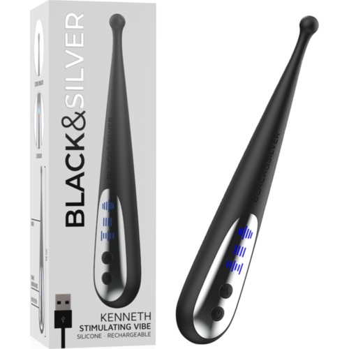 Vibrátor BLACK&SILVER KENNETH stimuláló