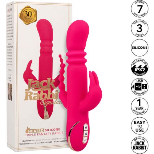 Rabbit vibrátor CALEXOTICS JACK FANTASY fűtött