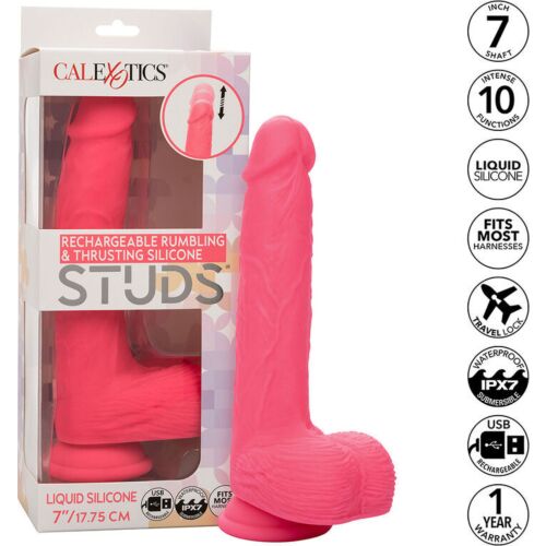 Valósághű vibrátor CALEXOTICS STUDS 10 vibrációs móddal