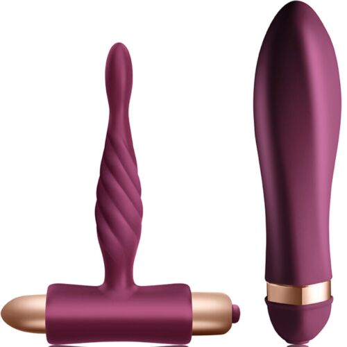 Szexjáték CLIMAXIMUM DARE KIT TWISTED VIBRÁTOR + ANÁL PLUG