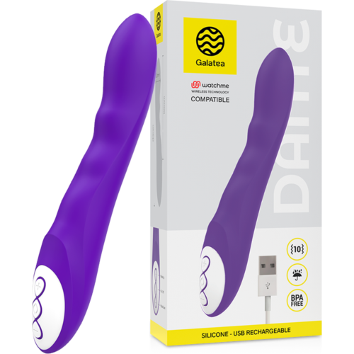Vibrátor GALATEA DANTE PURPLE távirányítóval