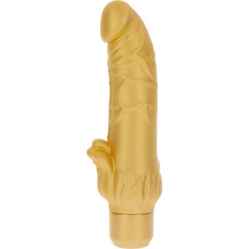 Valósághű vibrátor GET REAL Gold Dicker Stim