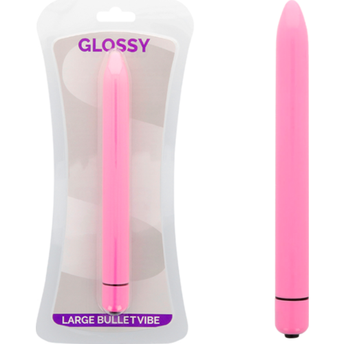 Vibrátor GLOSSY GLOSSY - SLIM VIBRATOR DEEP ROSE