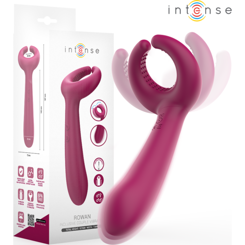 Párok vibrátora INTENSE ROWAN | Kényeztető élmény minden testtípus számára
