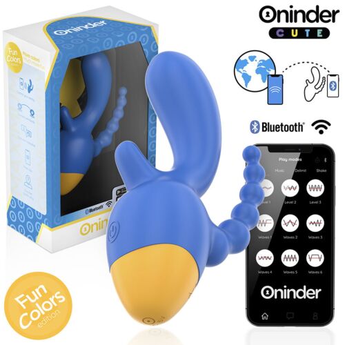 Vibrátor ONINDER CUTE LOVE 3 SOME - Háromsoros stimuláció