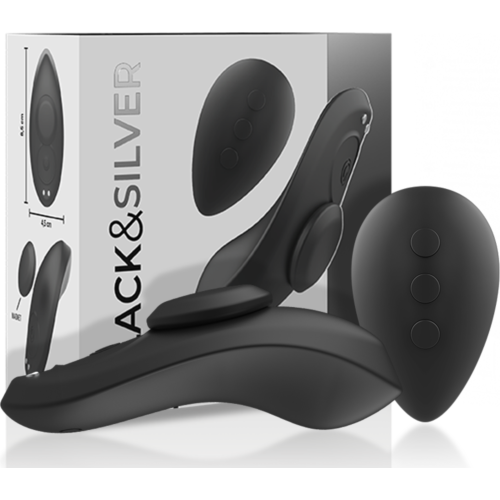 Pánty Vibrátor BLACK&SILVER PRESTON | Erőteljes és diszkrét