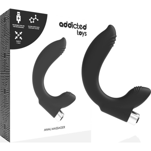 Prostatikus Vibrátor ADDICTED TOYS Modell 7 - Fekete