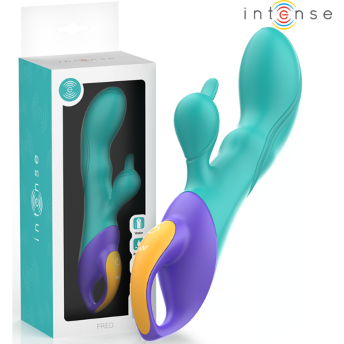 Rabbit vibrátor INTENSE FRED - Kettős izgatás