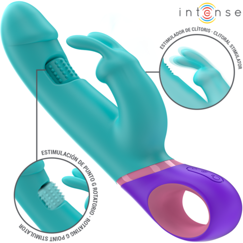 G-pont vibrátor INTENSE MONICA forgó stimulátorral