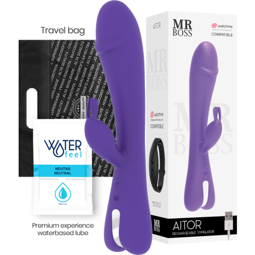 Vibrátor MR. BOSS AITOR RABBIT távirányítóval