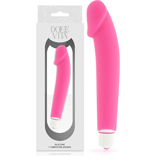 G-pont vibrátor DOLCE VITA - Realistic Pink Silicone