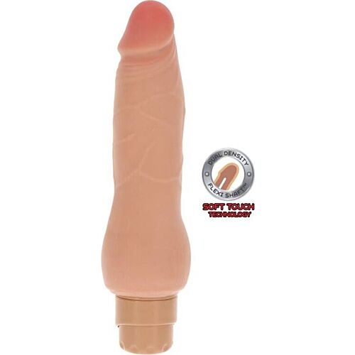 Realista Vibrátor GET REAL DUAL DENSITY SMOOTH