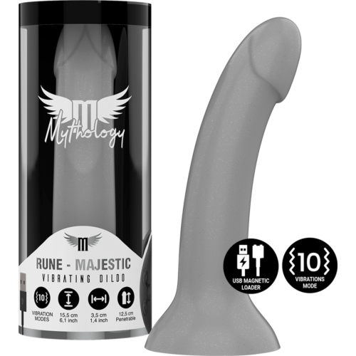 Dildo MYTHOLOGY RUNE MAJESTIC erőteljes vibrációval