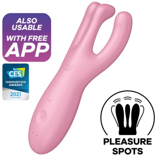 Vibrátor SATISFYER THREESOME 4 három motorral
