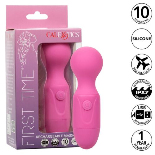 Wand vibrátor CALEXOTICS FIRST TIME RECHARGEABLE 10 rezgési móddal
