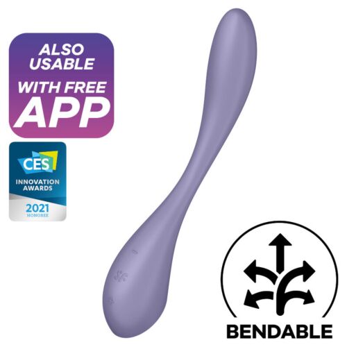 Vibrátor SATISFYER G-SPOT FLEX 5 rugalmas nyakkal