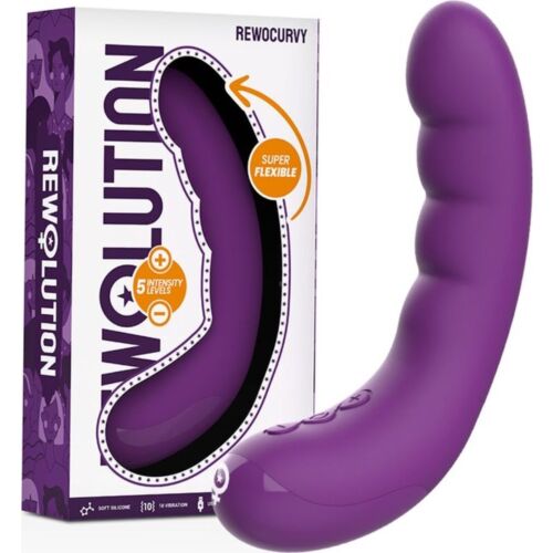 Rugalmas vibrátor REWOLUTION REWOCURVY 10 vibrációs móddal