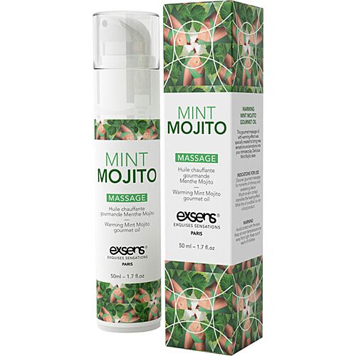 Masszázsolaj Exsens Mint Mojito 50 ml frissítő hatással