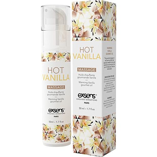 Masszázsolaj Exsens Warming Gourmet Hot Vainilla 50 ml