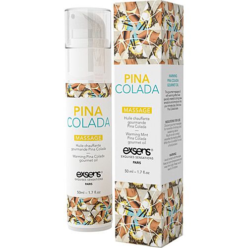 Masszázsolaj Exsens Warming Gourmet Piña Colada 50 ml