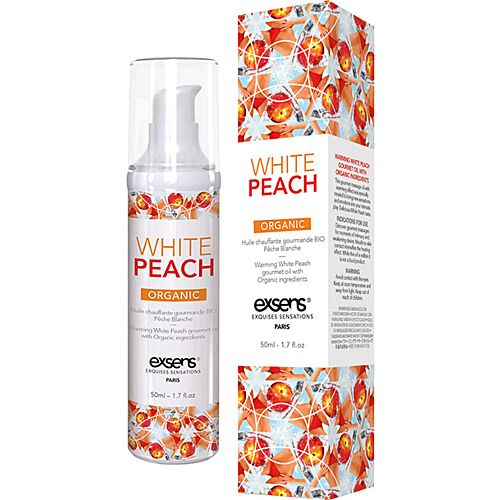 Masszázs Olaj Exsens White Peach 50 ml | Édes ízélmény