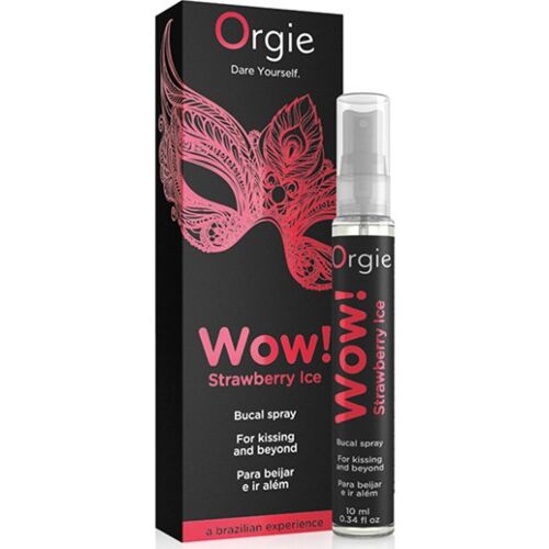 Szexjáték spray Orgie WOW STRAWBERRY ICE 10 ml