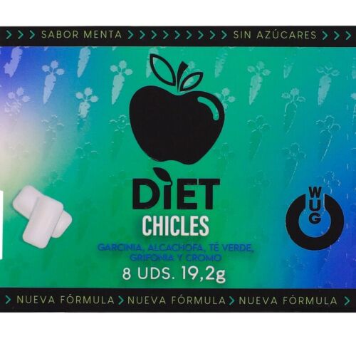Rágógumi WUG GUM WUG DIET | Friss menta íz