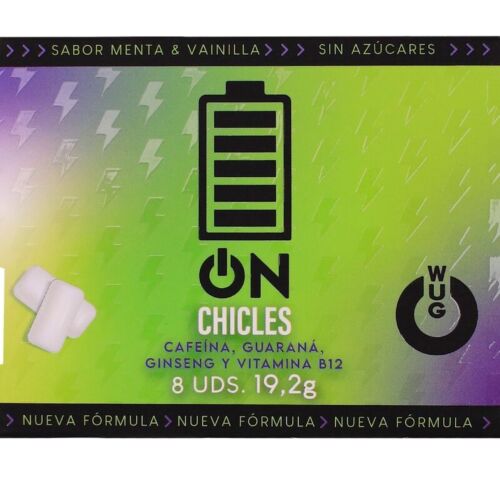 Rágótabletta WUG GUM WUG ON - Menta és vanília íz