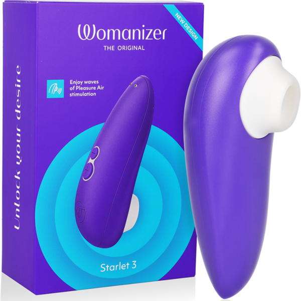 Csiklóizgató WOMANIZER Starlet 3 vízálló és kompakt