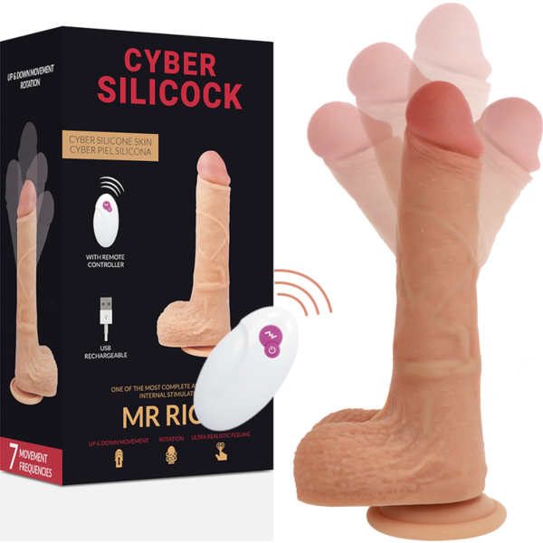 Vibrátor CYBER SILICOCK MR RICK távirányítóval