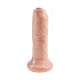Dildo KING COCK REALISTIC UNCUT 15 CM
