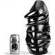 Dildo ALL BLACK 33 CM - Teljes behatolás élvezete