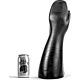 Dildo ALL BLACK Fisting 39 CM - Rugalmas és részletes kialakítás
