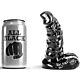 Dildo ALL BLACK 13 CM - Kényelmes és texturált élmény
