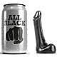 Dildo ALL BLACK 9 CM – Kellemes, sima, kompakt