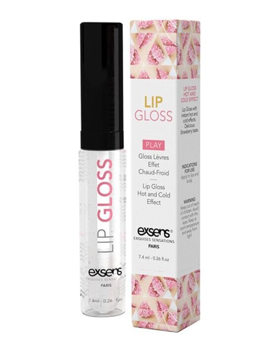 Ajakfény Exsens Hot Kiss Cold Effect Eper 7 ml Ajakfény Exsens Hot Kiss Cold Effect Eper 7 ml